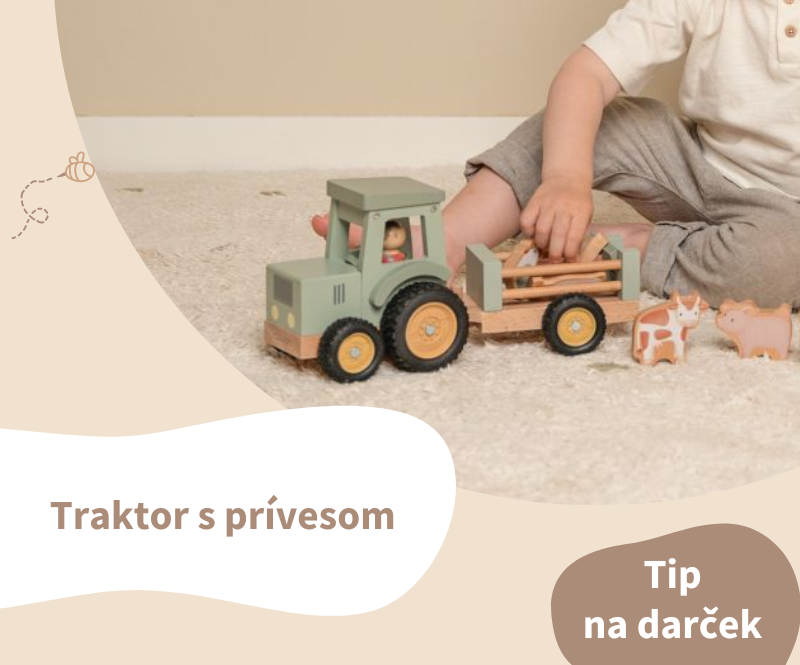 akcia tip na darcek traktor s privesom